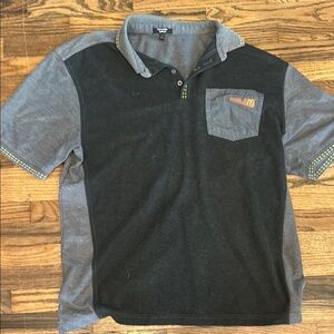 McDonald's Black and Gray Pocket Tee